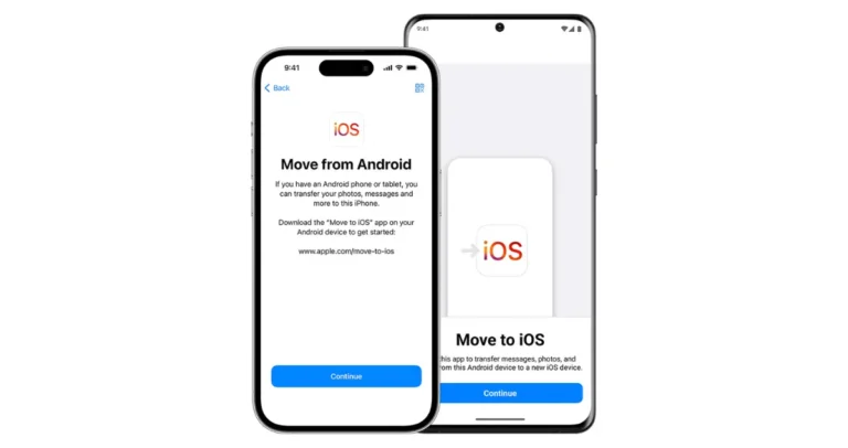 Transfer Data from Android to iPhone