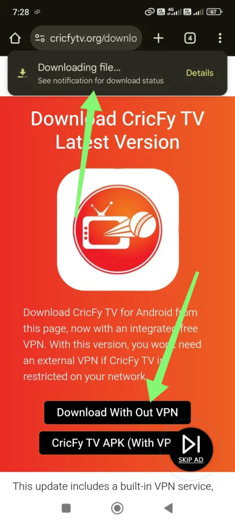 Cricfy APK Download