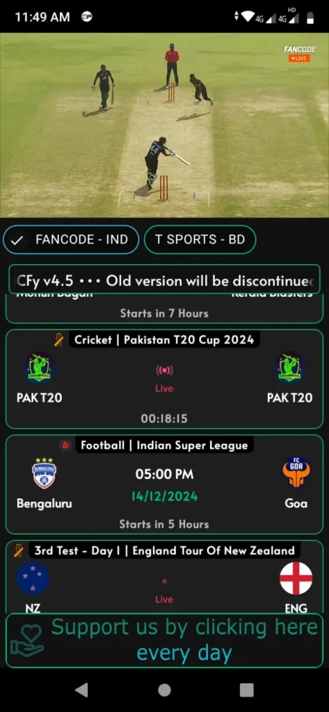 Cricfy-TV-App-Screenshot